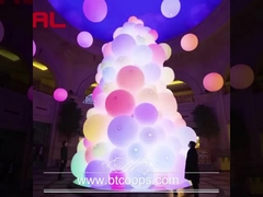 DC / AC Voltaj Pil Güç Kaynağı DMX512 ile Karikatür Şişme Vinil Aydınlatma