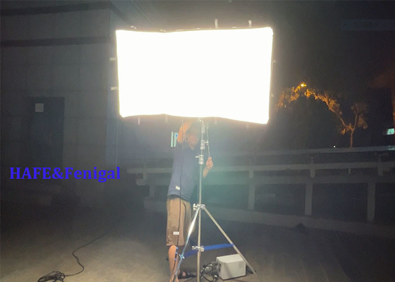 High Out Flicker Free 720W RGBW Balloon Pad Light DMX CRMX Control For Film Shooting