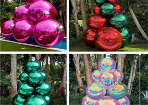 Inflatable Giant Mirror Ball Suitable For Christmas Party Festival Wedding Event Decoration