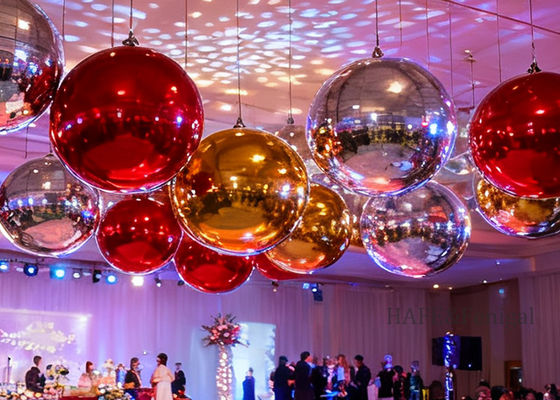 Inflatable Mirror Ball Holiday Event Space Decoration Can Be Hung