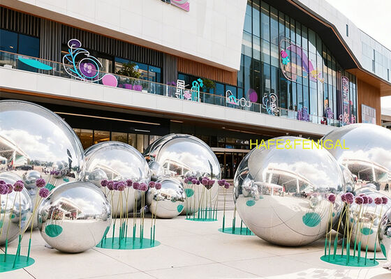 30-Inch,40-Inch,80-Inch Dual-Layer Pvc Construction Luxurious Silver Mirror Balloons