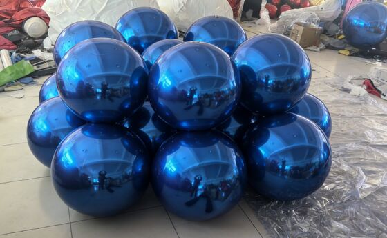 Blue Inflatable Mirror Ball – 3m for Music Festivals & Brand Activations