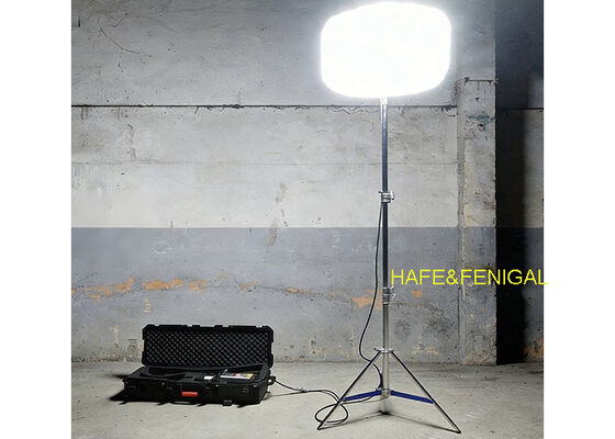 LED 400w Safe Balloon Lights Mounted On An Adjustable Tripod For Rapid Response
