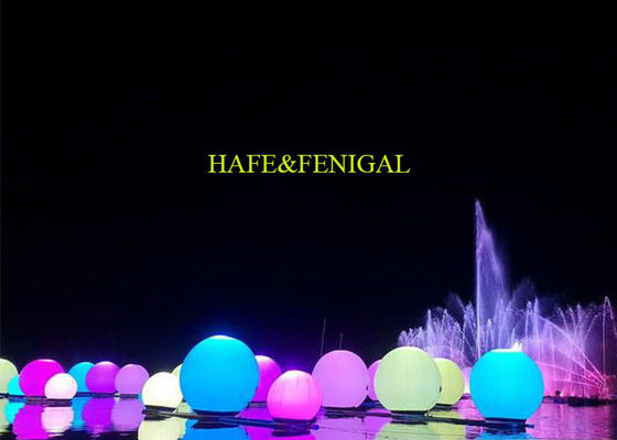2.3M Inflatable Sphere LED RGB 20W Balloon Light Floating on Water For Pool Party