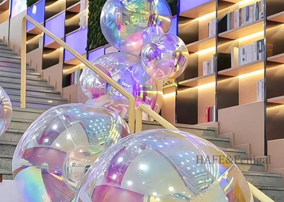 Şişme Özel Ayna Topu Renkli Balon Dekorasyon Festival Kutlamaları Pazarlaması