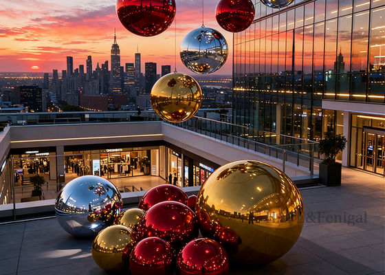 Şişme PVC Ayna Topları Etkinliklerde ve Toplantılarda Dış Mekan Dekorasyonu İçin Kullanılır