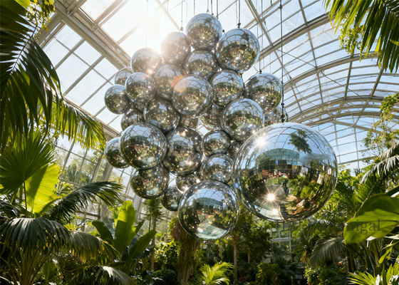 Double-Layer PVC Inflatable Mirror Balloon Festive Atmosphere Decoration