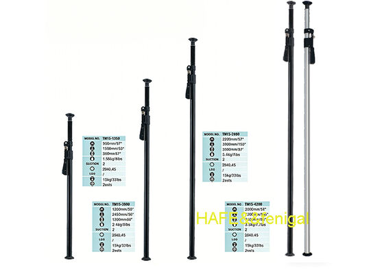 Aluminum Telescopic Heaven-Earth Stand Adjustable Support Pole For Backdrop