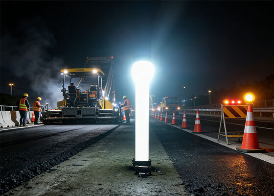 Portable Inflatable Lighting Tower With LED/HMI 1000W For Nighttime Construction And Rescue