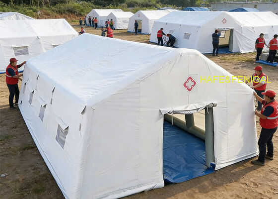 Fast-Deployable Large 5m Inflatable Building Tent For Emergency & Medical Use