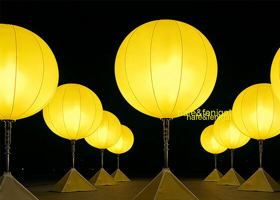 RGBW LED 400W Events Lighting Balloon Lights with DMX Control And Custom Branding
