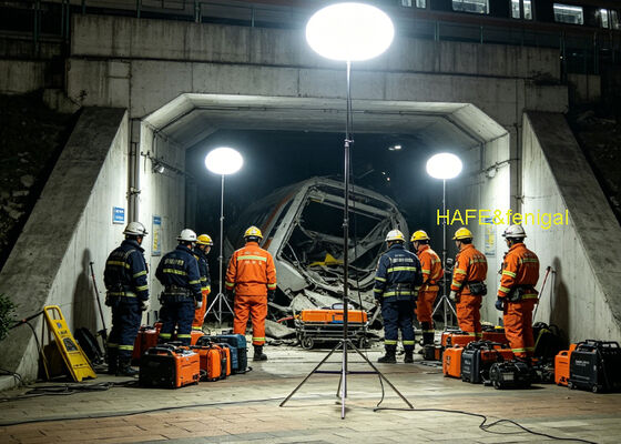 Güneş LED600DC AP 600W Balon Işığı 90.000 Lumen ve Acil Kurtarma için Sessiz Çalışma