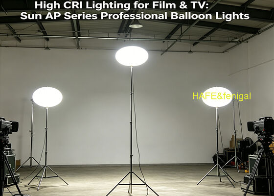 Film ve TV için ayarlanabilir renk sıcaklığı ile yüksek CRI balon ışığı