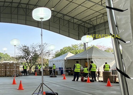 400W Battery-Powered LED Balloon Light for Silent Off-Grid Operations