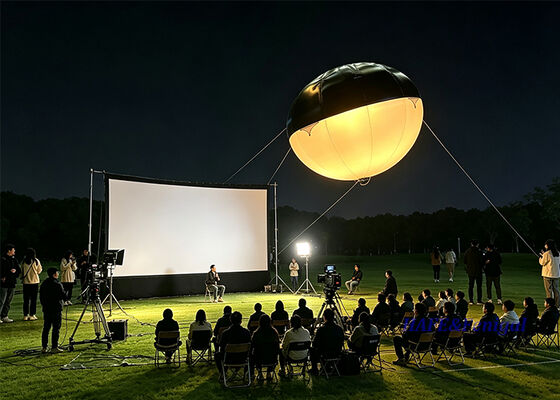 1,800W LED Helium Balon Işığı CRI 95'in üzerinde ve Film ve Stüdyo Üretimi için Flicker Free