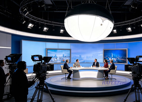 Film ve Televizyon için yüksek CRI 95'den fazla olan 4800W eliptik LED Helium Balon Işığı