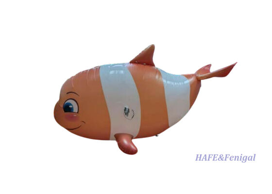 Özel Uzaktan Denetimli Uçan Palyaço Balığı Helium Hava Gemisi, Girostabilize Uçuş Kontrolü ve Hafif PP + PA Alüminyum Filmi