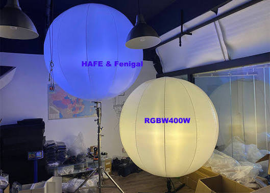 400W DMX Kontrollü Şişme LED Işık Markalı Etkinlikler İçin Özelleştirilmiş Logolu LED Balon Işık